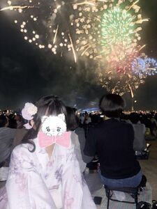 花火綺麗だった♪