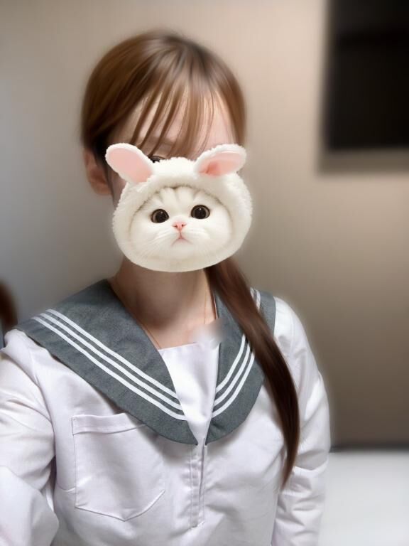 はじめてセーラー服きたよ♪